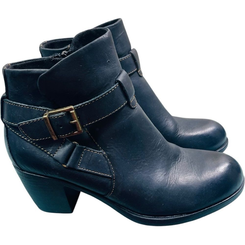 B.O.C. Born Black Shea Ankle Leather Booties